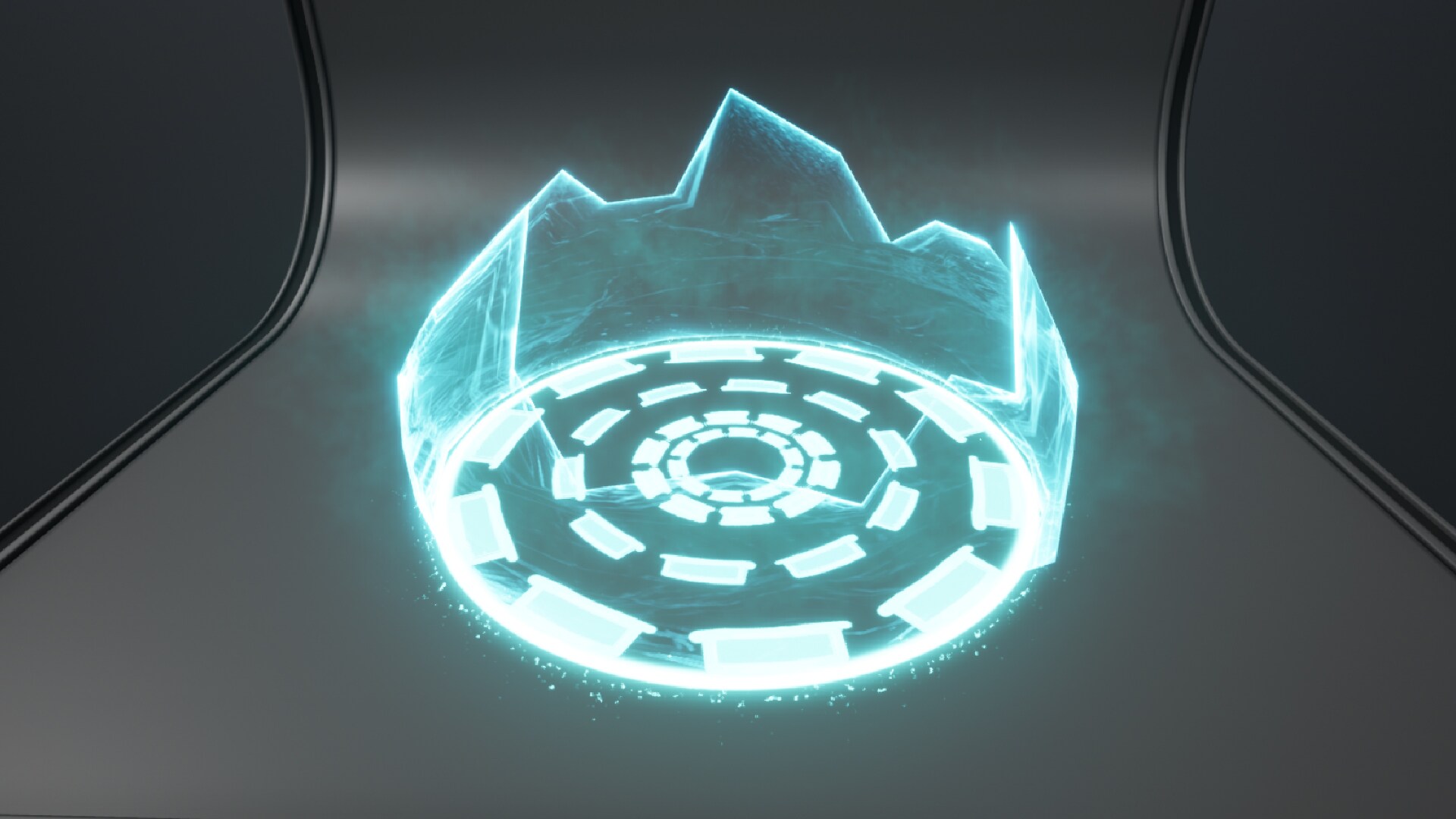 Magical Shield effect with fire and ice Shield in Visual Effects UE